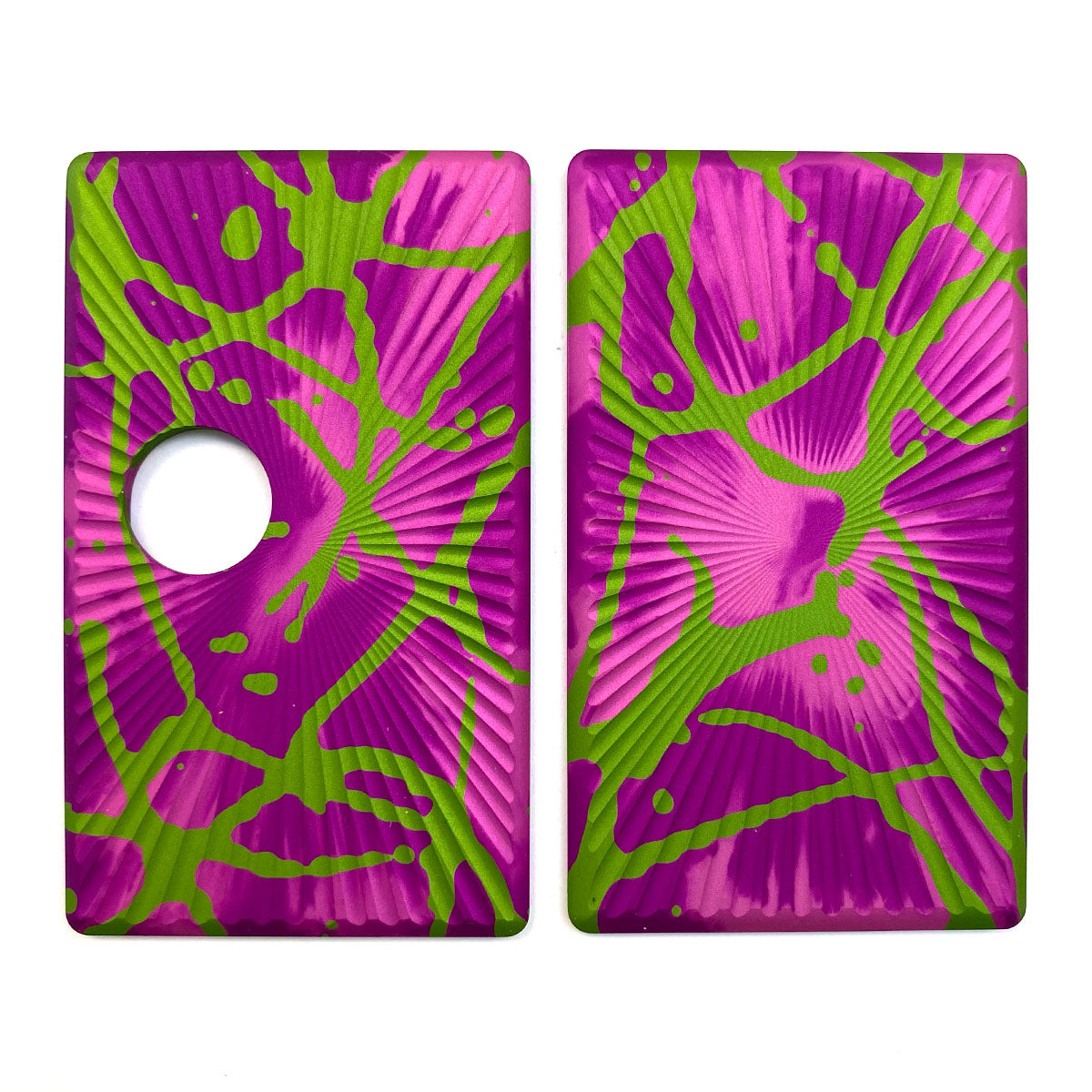 Billet Box Aluminium Panels - Star Burst - Pink Acid Wash/Lime Splatter