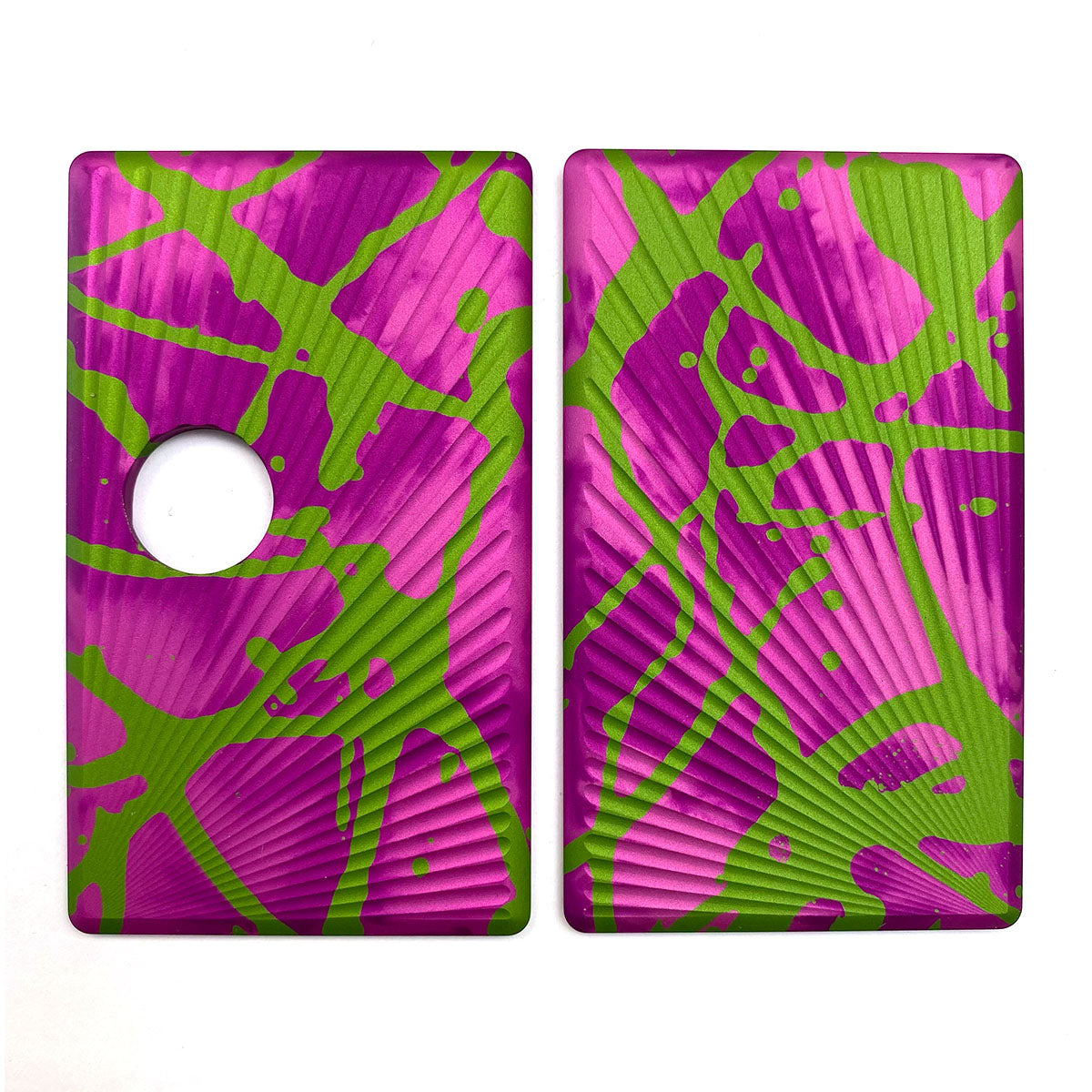 Billet Box Aluminium Panels - Sun Rays - Pink Acid Wash/Lime Splatter