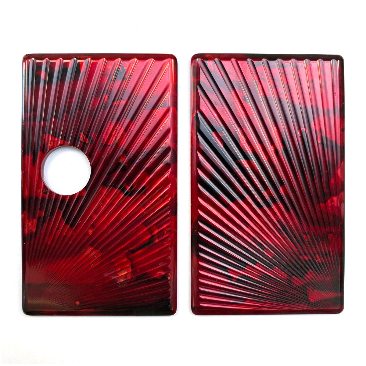 Billet Box Aluminium Panels - Sun Rays - Red Granite