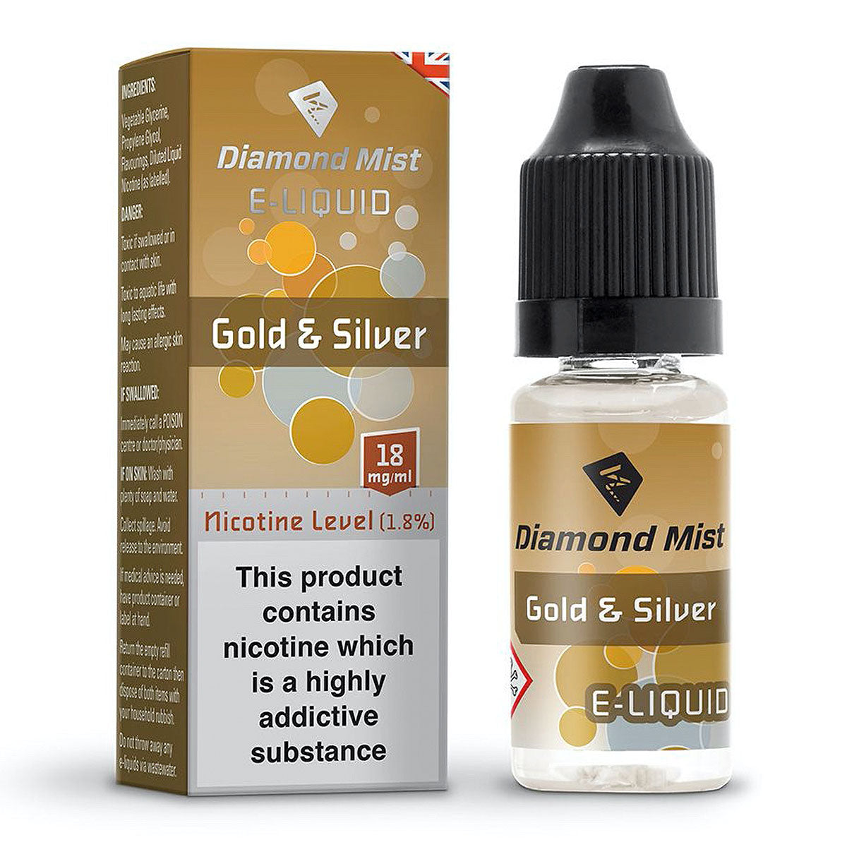 Gold & Silver 10ml by Diamond Mist