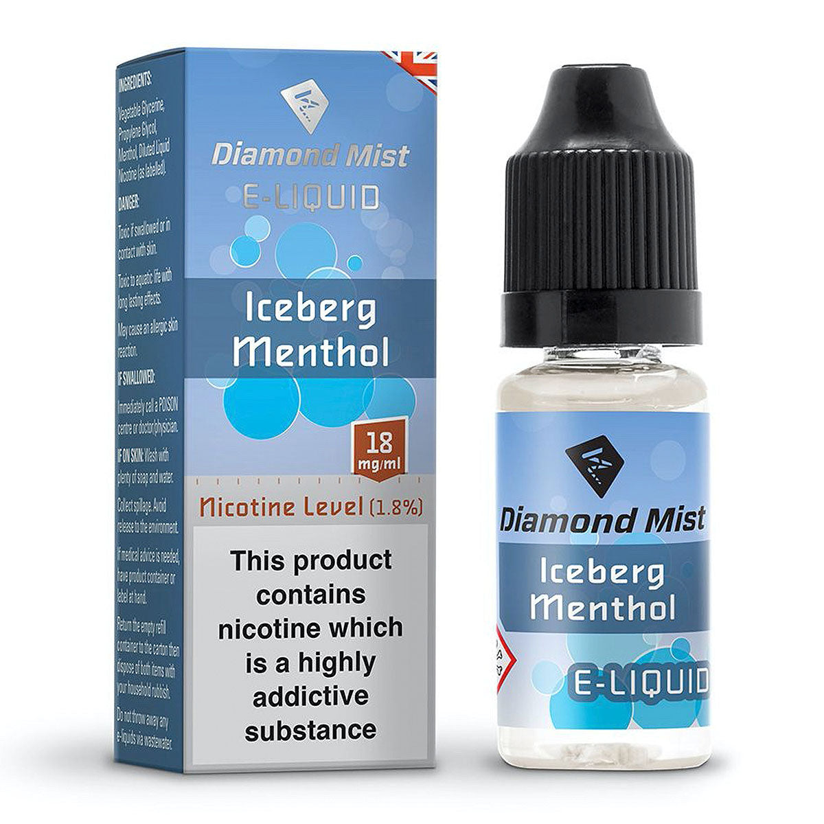 Iceberg Menthol 10ml by Diamond Mist