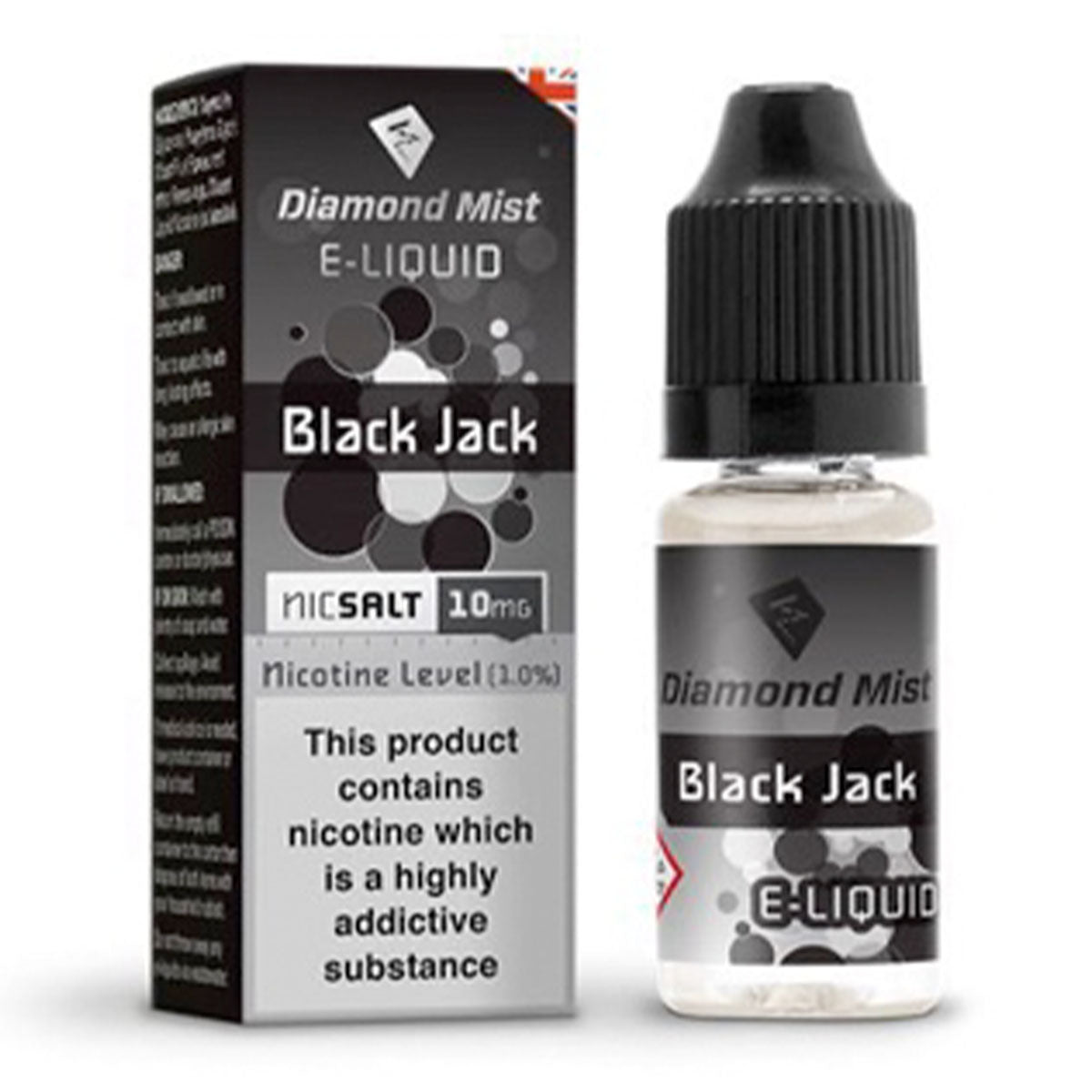 Black Jack 10ml Nicotine Salt by Diamond Mist