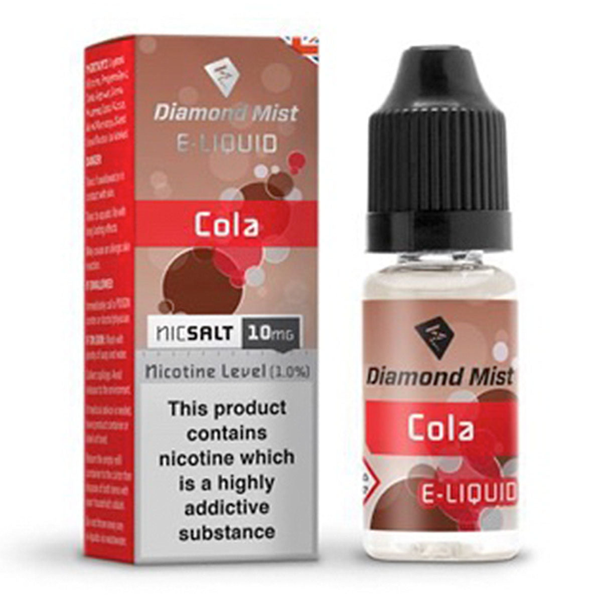 Cola 10ml Nicotine Salt by Diamond Mist
