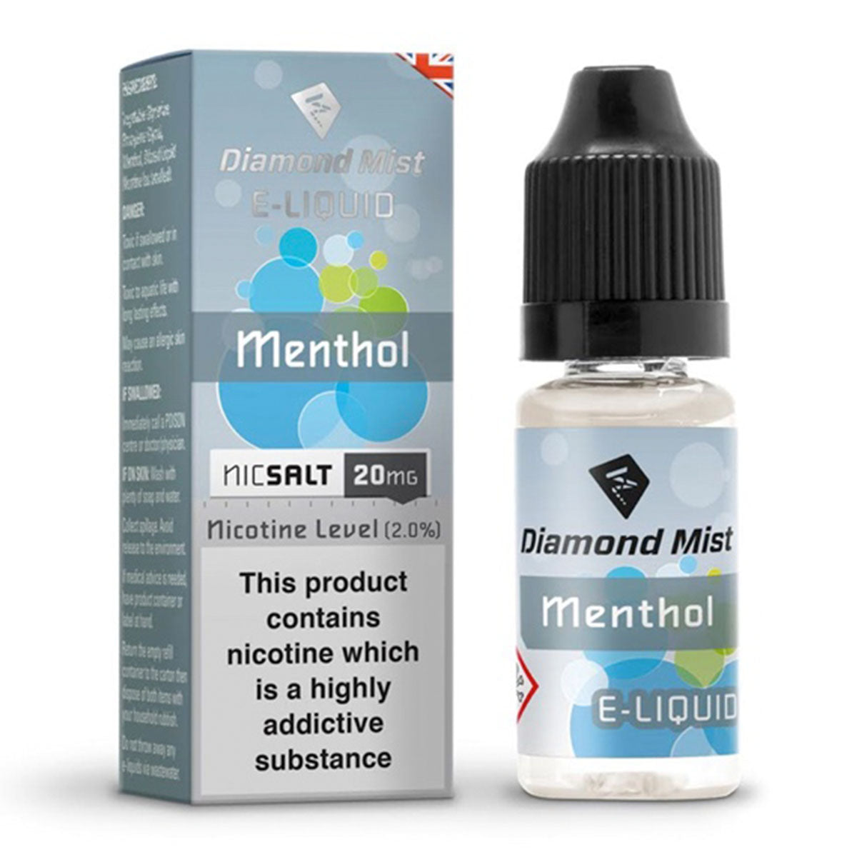 Menthol 10ml Nicotine Salt by Diamond Mist