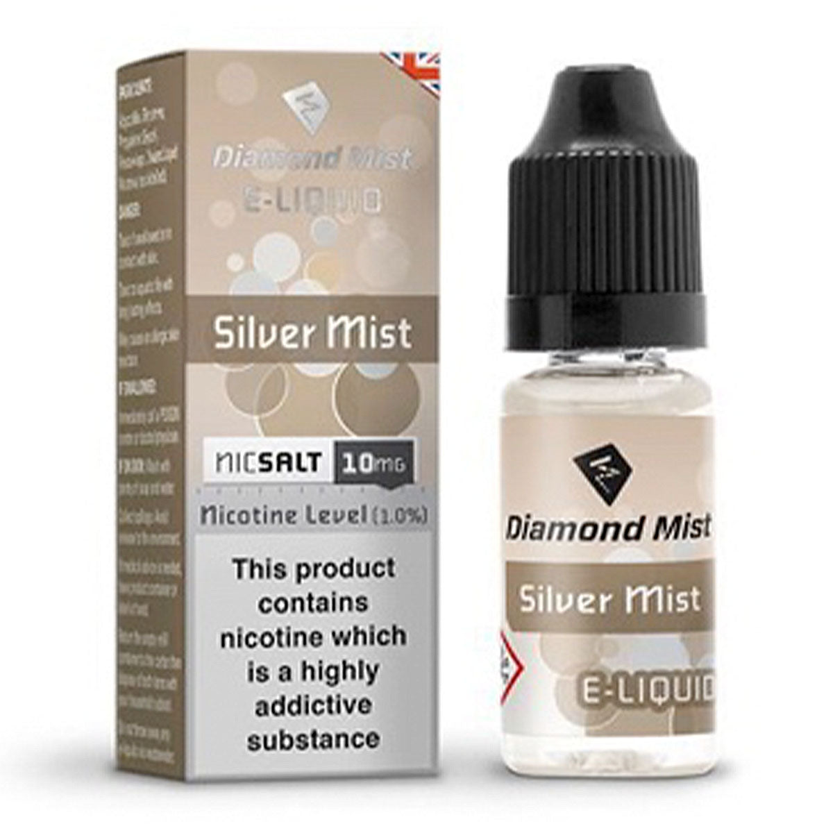 Silver Mist 10ml Nicotine Salt by Diamond Mist