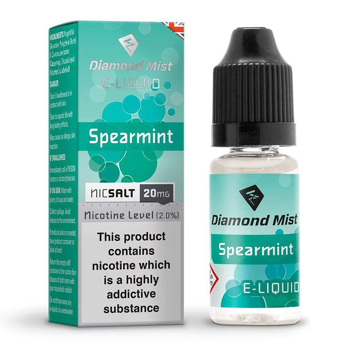 Spearmint 10ml Nicotine Salt by Diamond Mist
