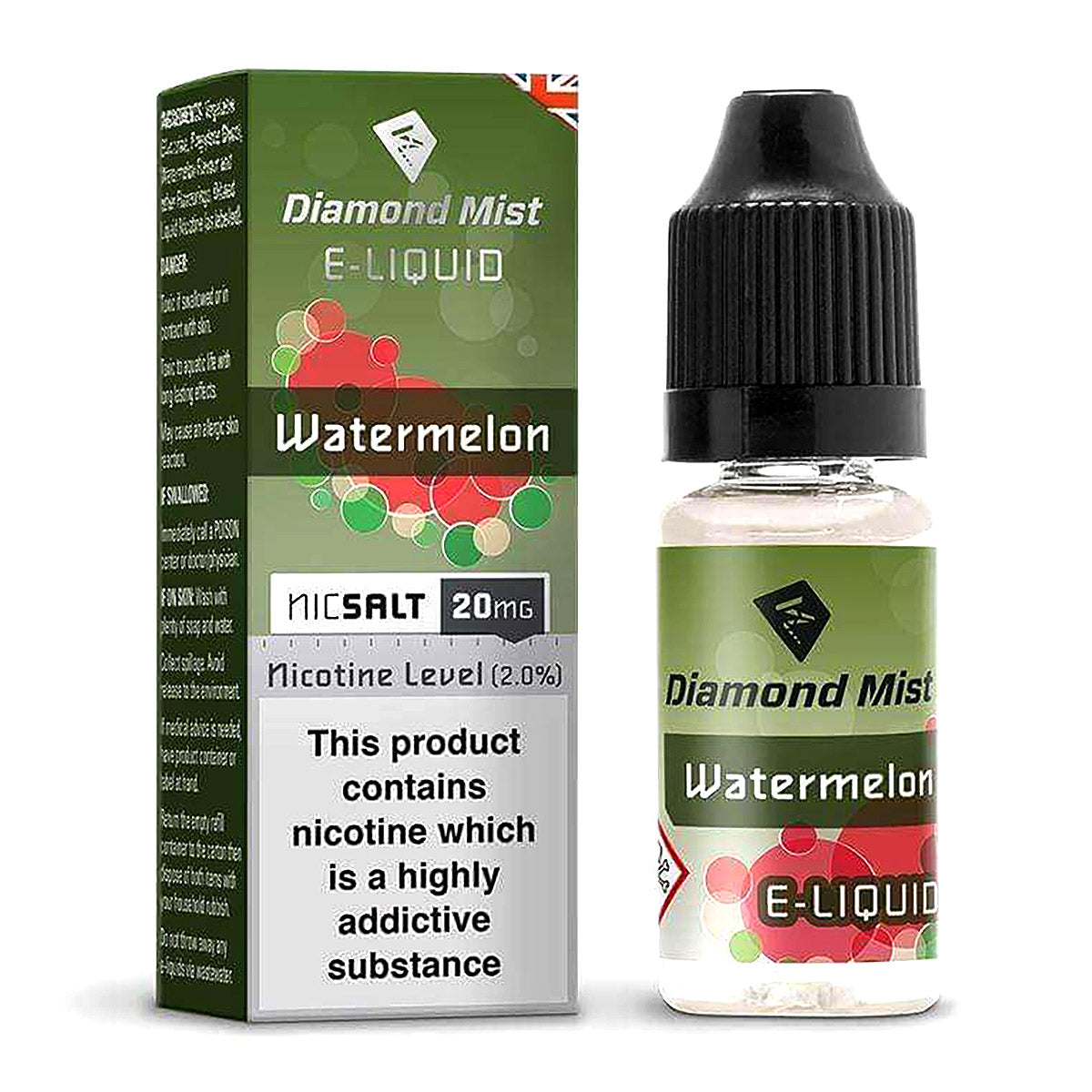 Watermelon 10ml Nicotine Salt by Diamond Mist