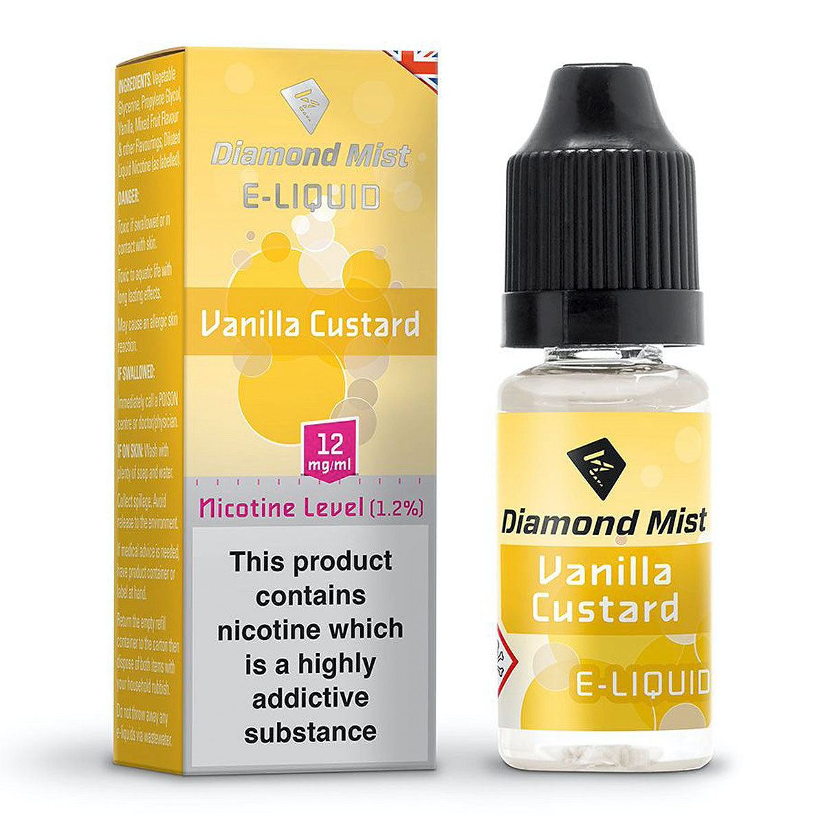 Vanilla Custard 10ml by Diamond Mist