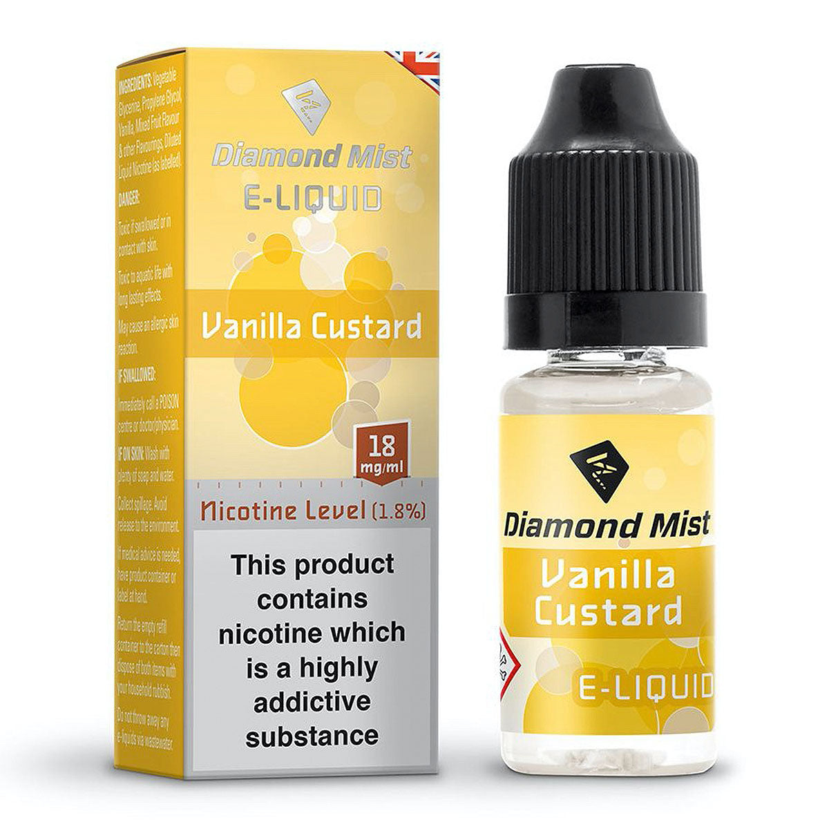 Vanilla Custard 10ml by Diamond Mist