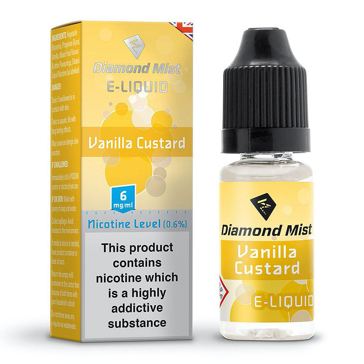 Vanilla Custard 10ml by Diamond Mist