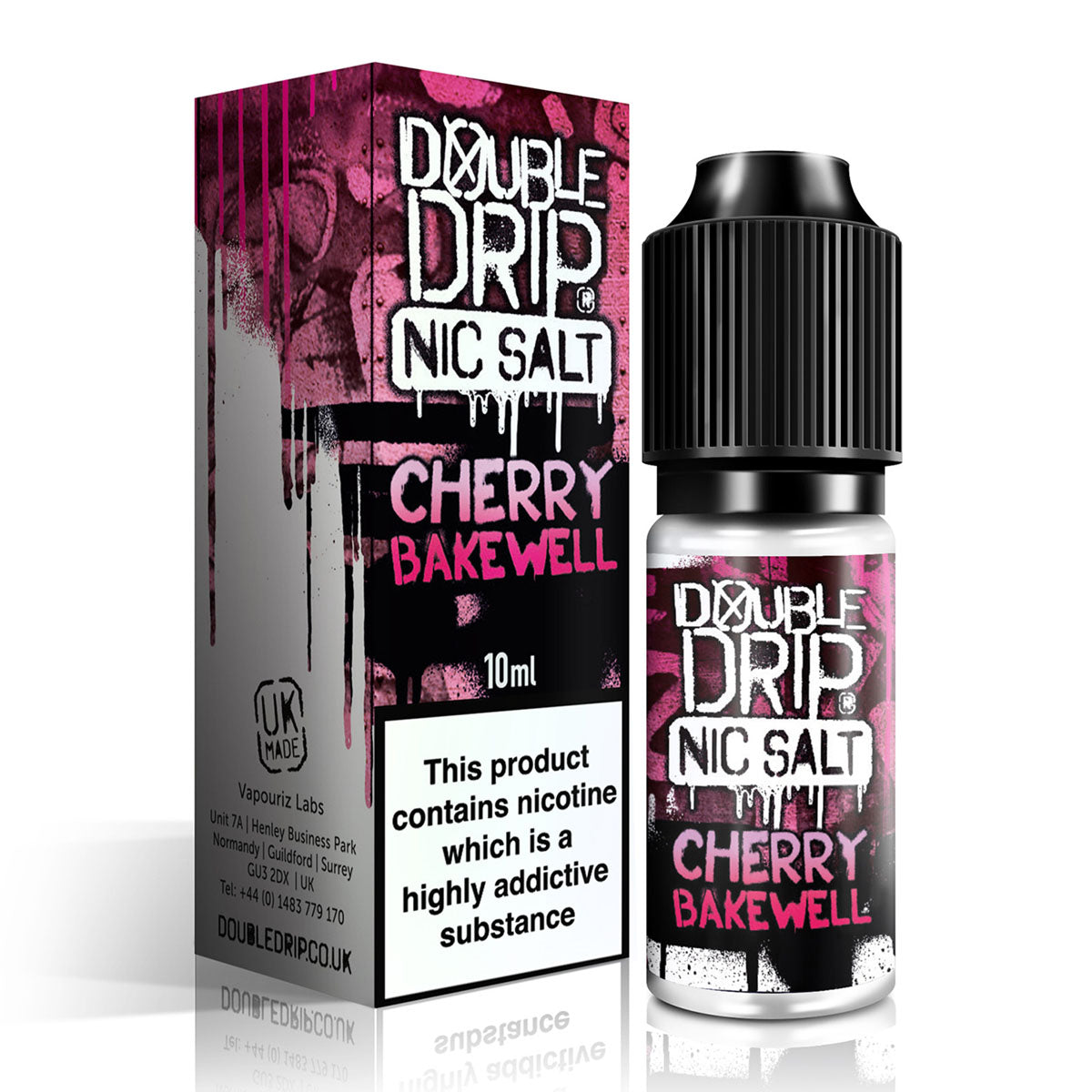 Cherry Bakewell 10ml Nicotine Salt by Double Drip