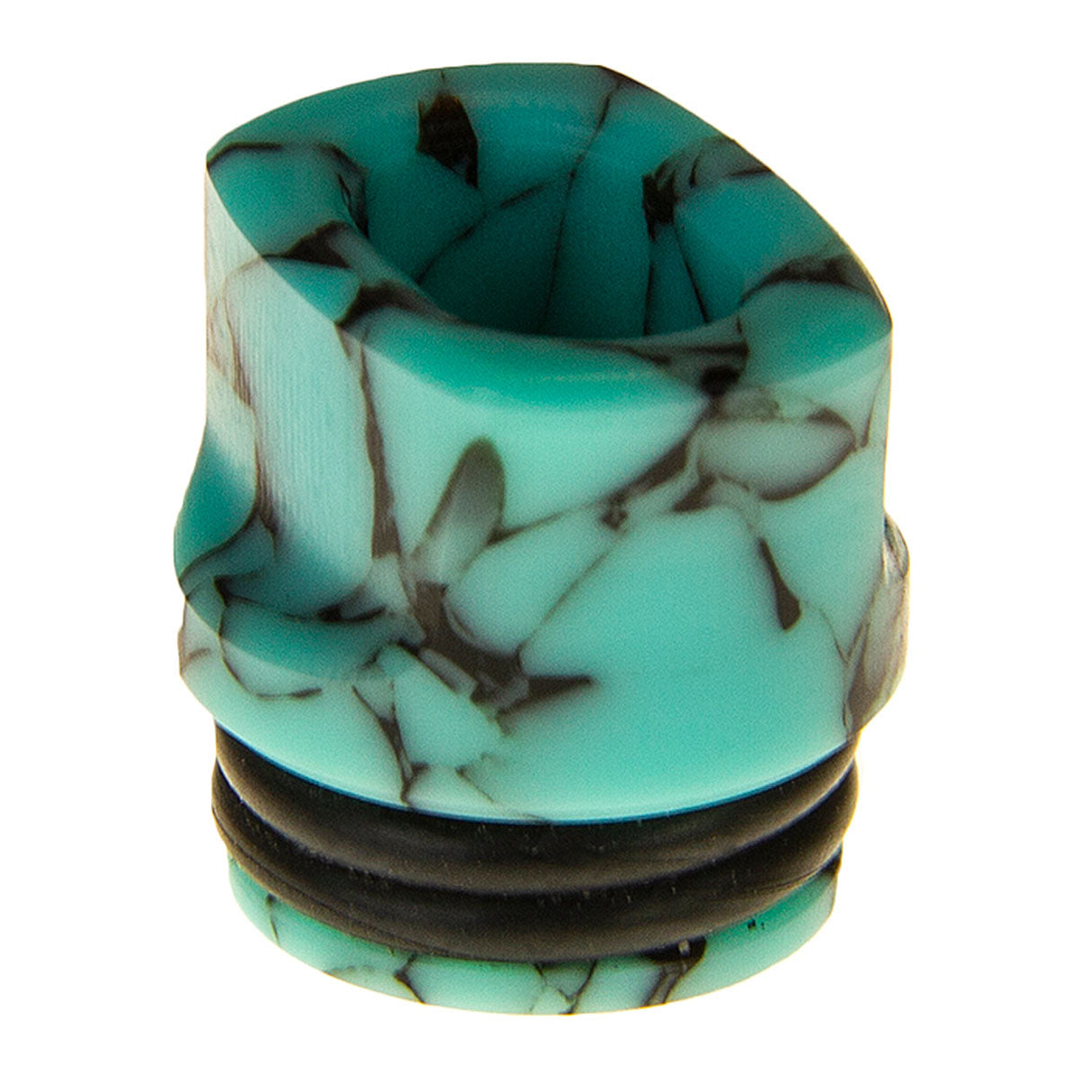 Turquoise Chip Whistle Tip by Double Helix Designs