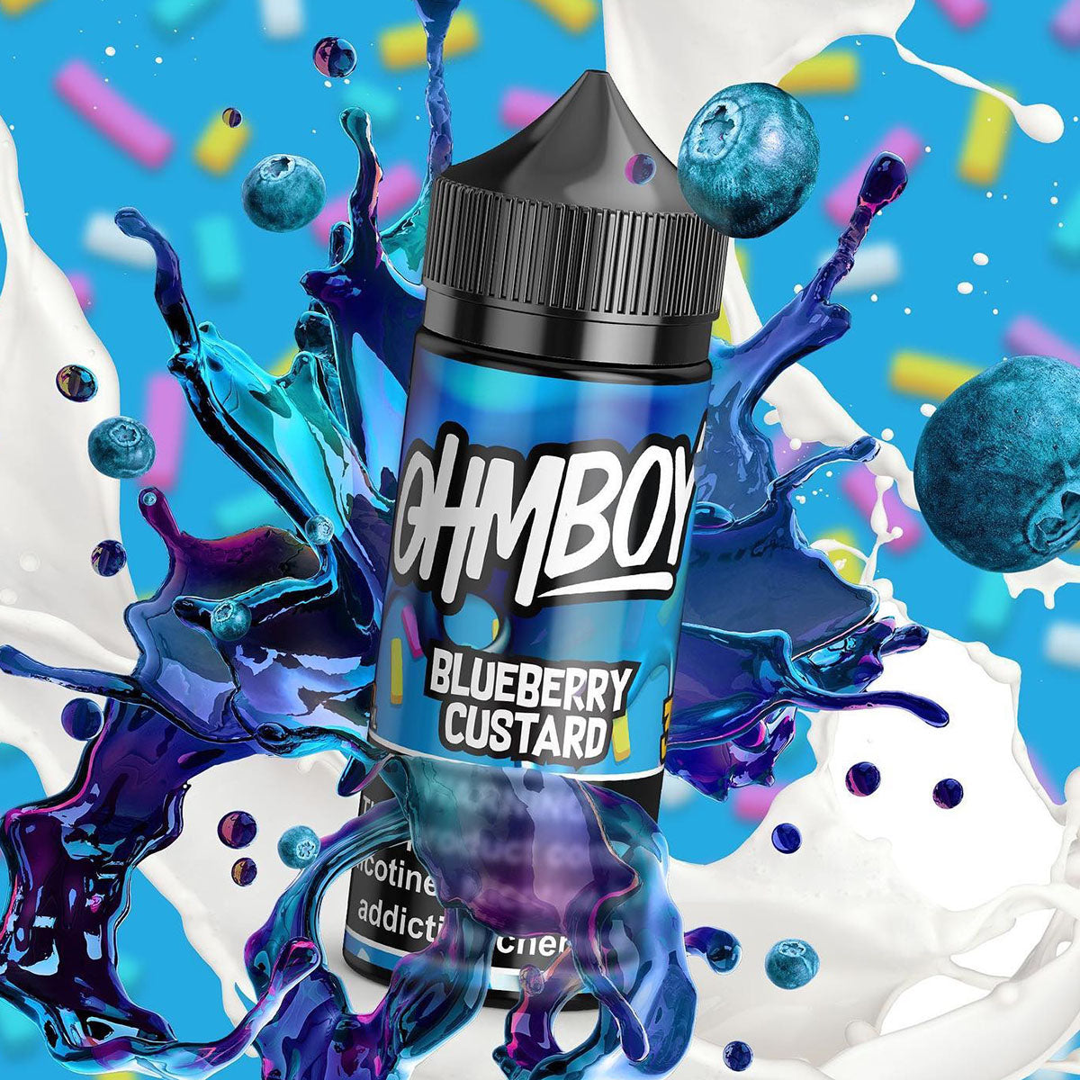 Blueberry Custard 100ml Shortfill by OhmBoy