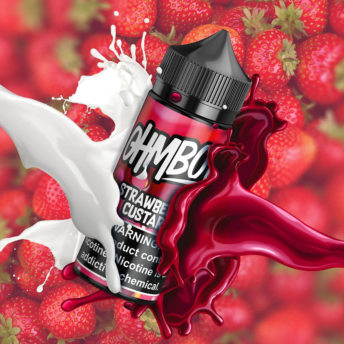 Strawberry Custard 100ml Shortfill by OhmBoy