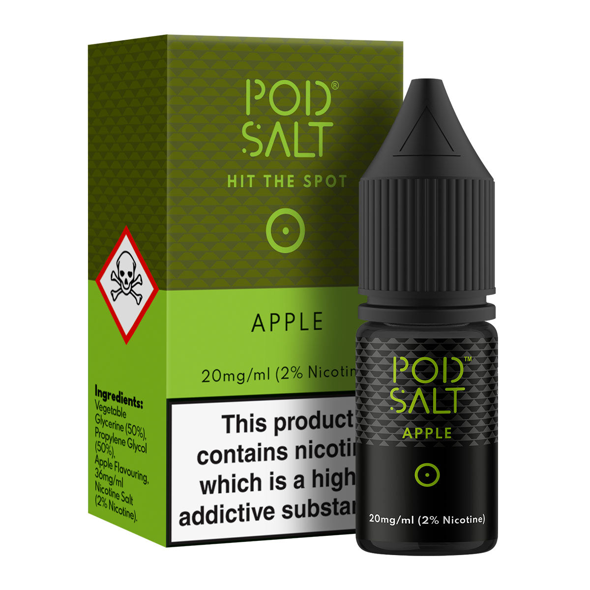 Apple 10ml Nicotine Salt by Pod Salt Core