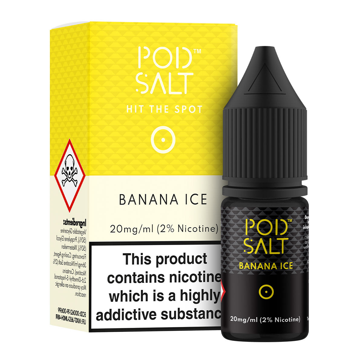 Banana Ice 10ml Nicotine Salt by Pod Salt Core