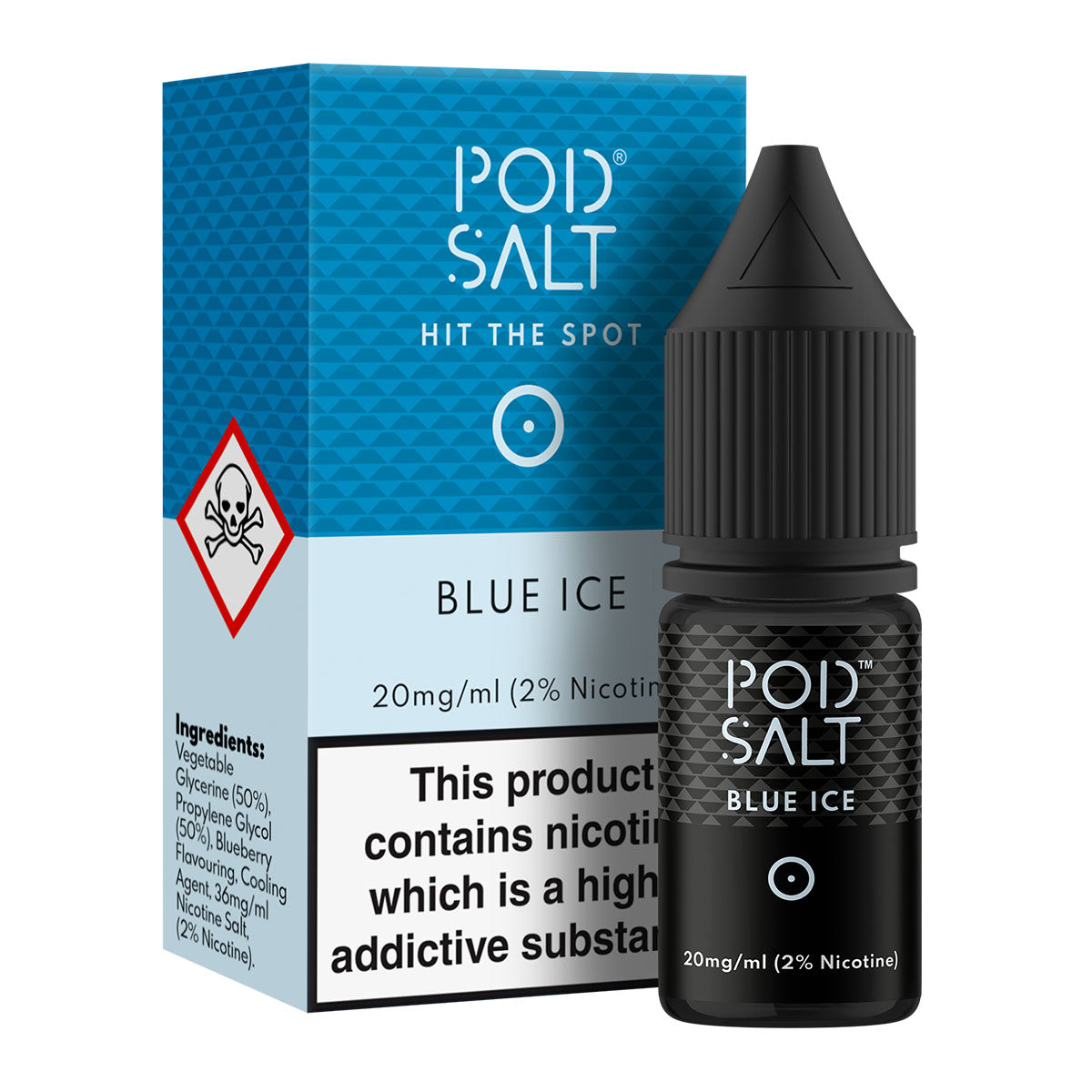 Blue Ice 10ml Nicotine Salt by Pod Salt Core