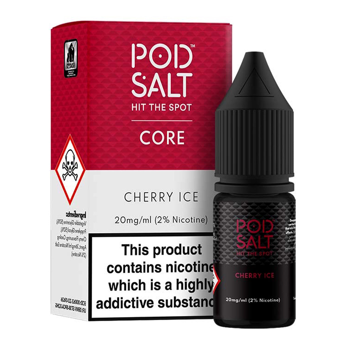 Cherry Ice 10ml Nicotine Salt by Pod Salt Core
