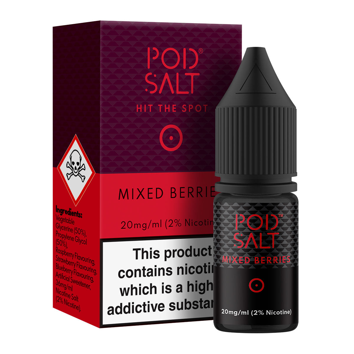 Mixed Berries 10ml Nicotine Salt by Pod Salt Core