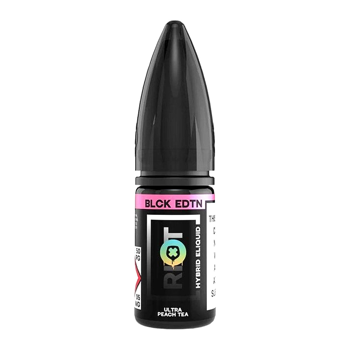 Ultra Peach Tea - Black Edition 10ml Hybrid Nicotine Salt by Riot Salt