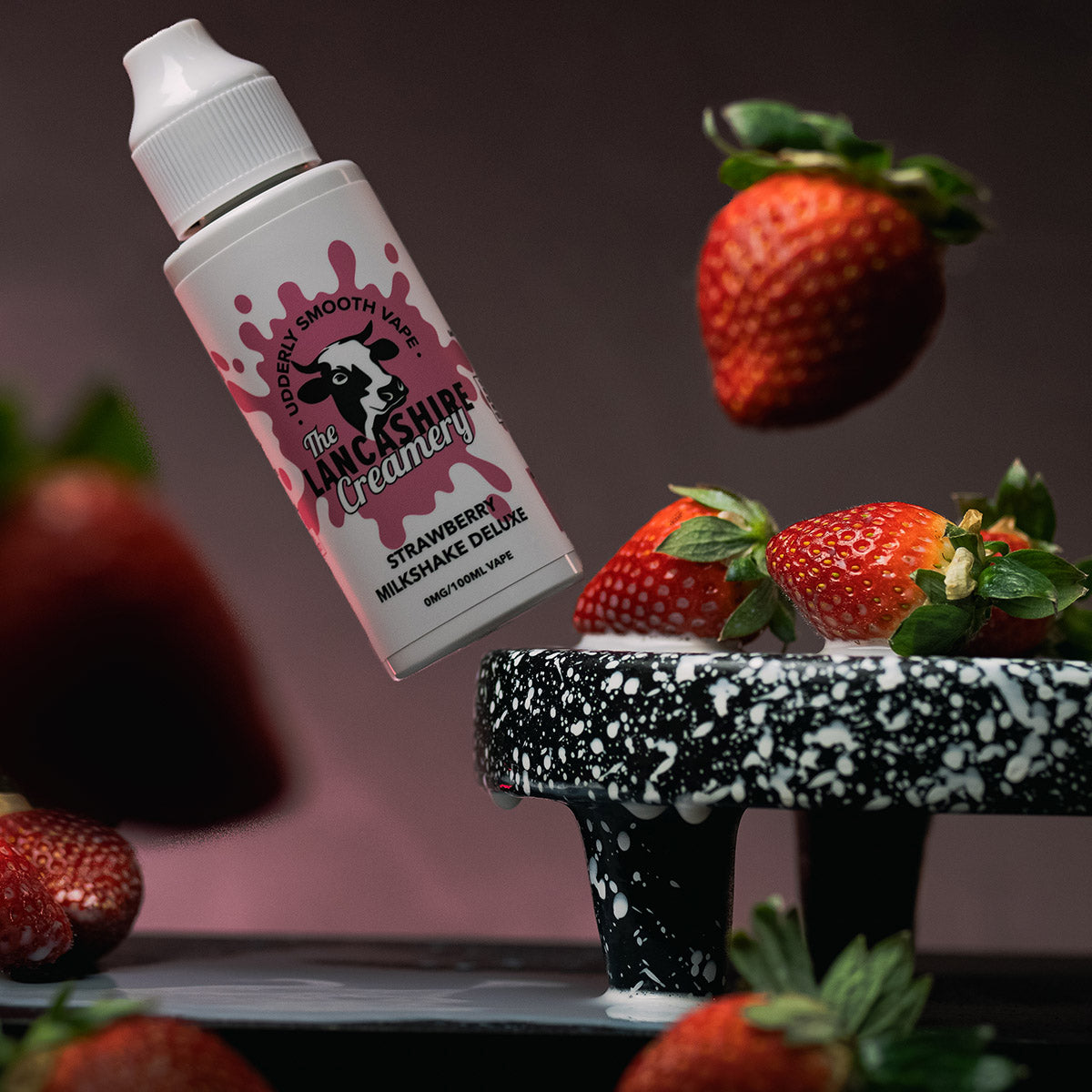Strawberry Milkshake Deluxe 100ml Shortfill by The Lancashire Creamery