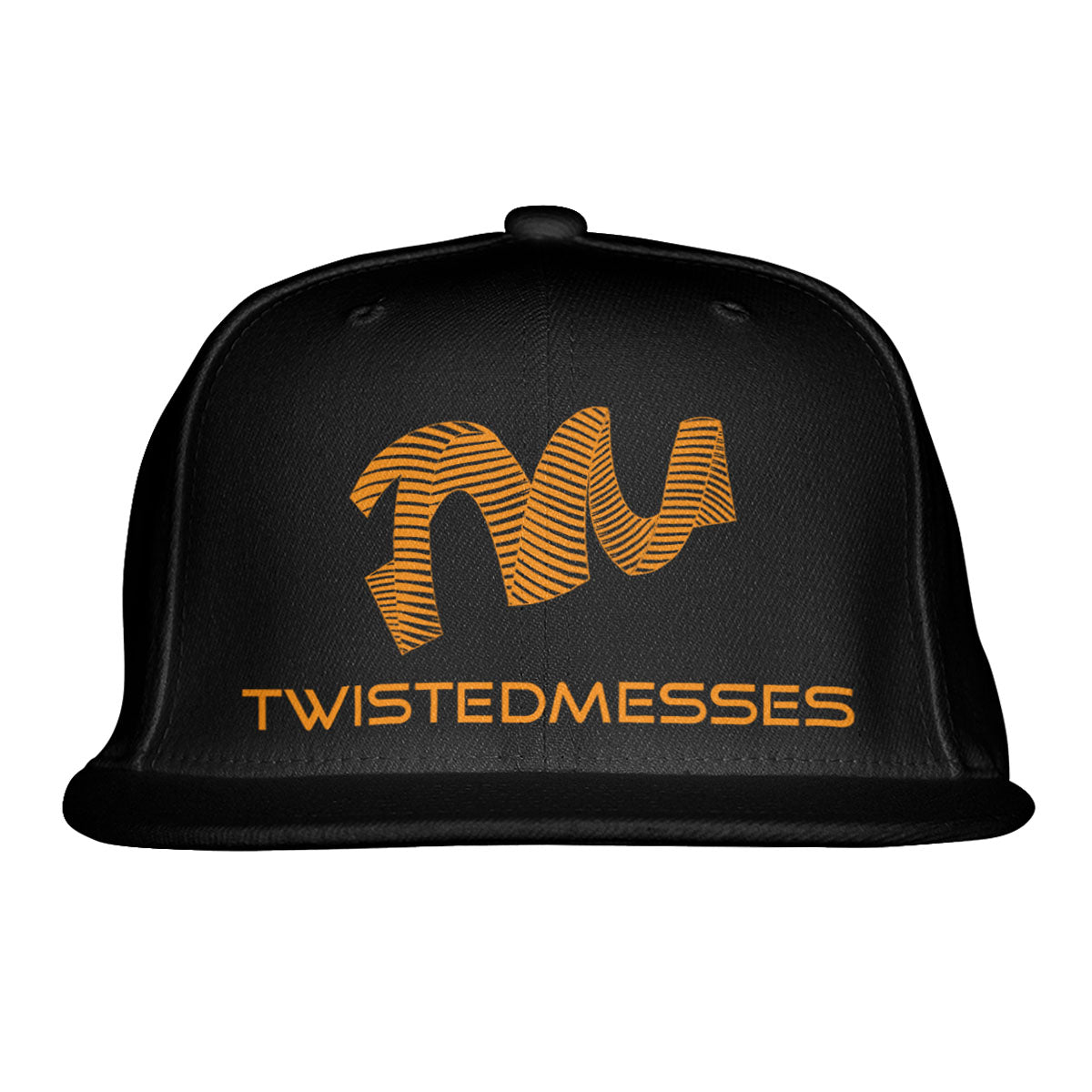 Snapback Black/Orange by Twisted Messes