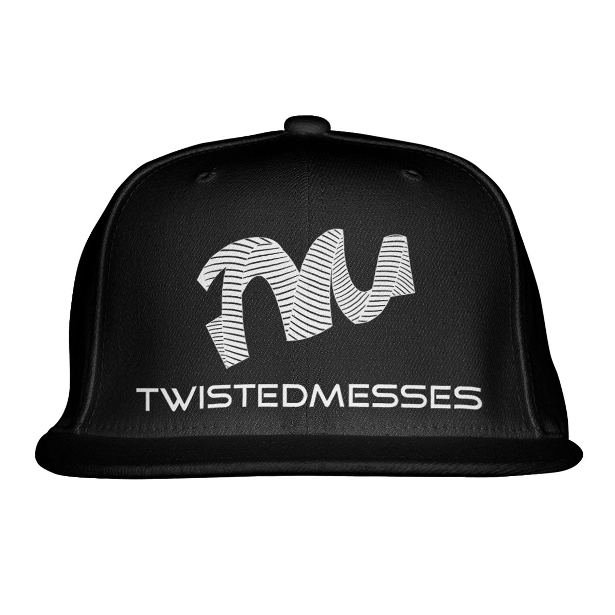 Snapback Black/White by Twisted Messes