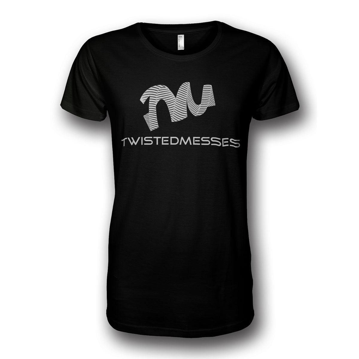 T-Shirt Black/White by Twisted Messes